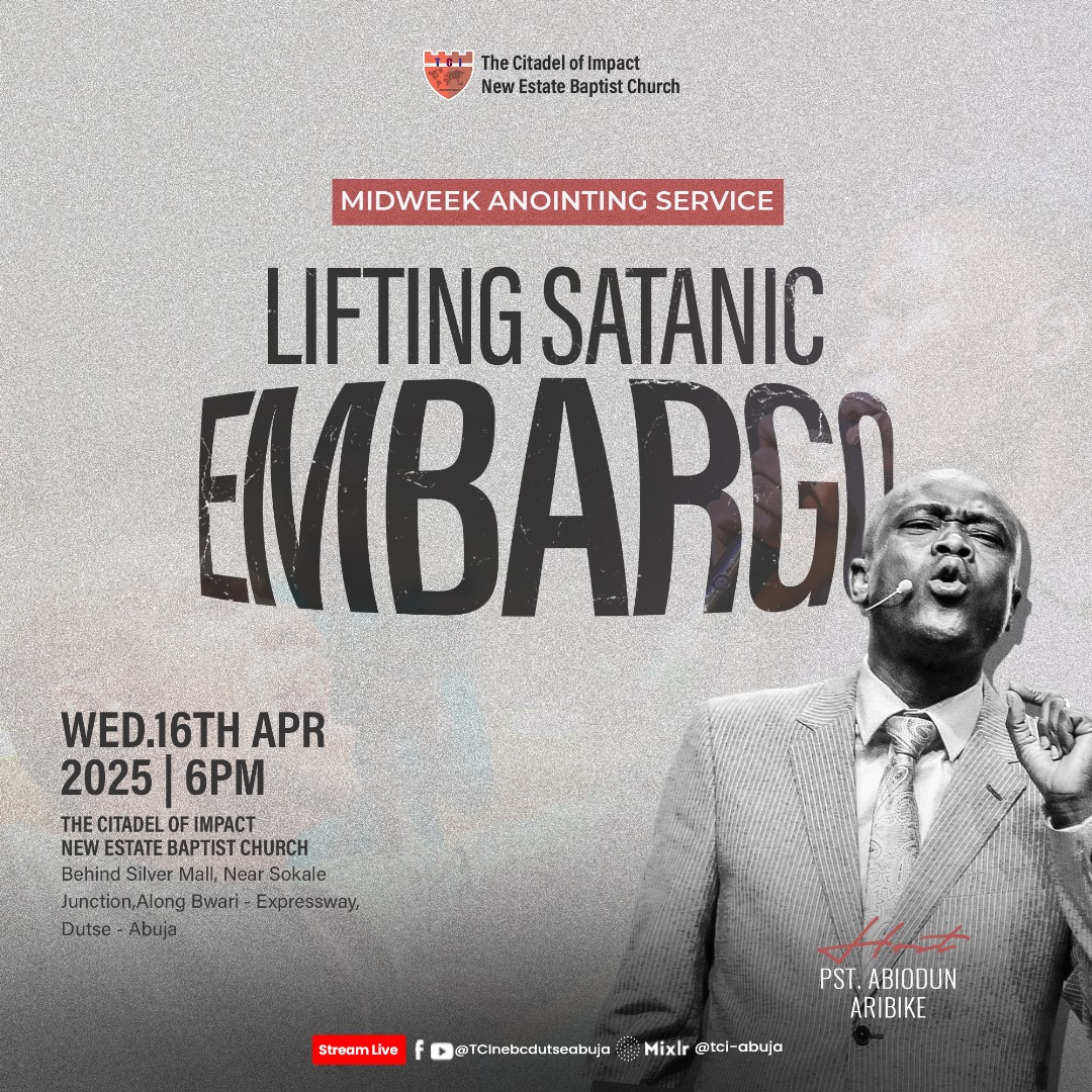Read more about the article Lifting Satanic Embargo (Anointing Service)